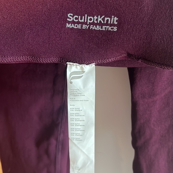 Fabletics Sculpt Knit Leggings - Picture 3 of 3